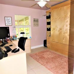 Desk & Legal Filing Cabinet