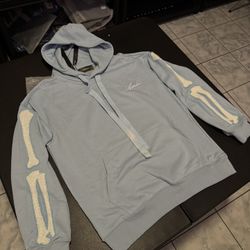 A Miri Sky Blue Bones Hoodie Unisex