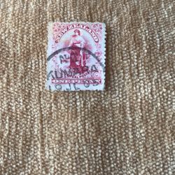 1901 1P Stamp - Vintage, Red