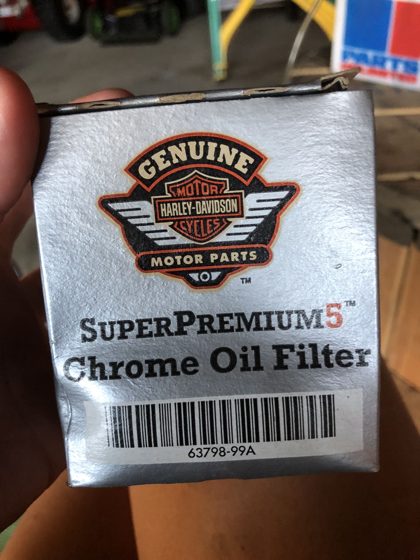 Harley Davidson Chrome Oil Filter