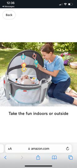 Fisher-Price Portable Bassinet On-The-Go Baby Dome