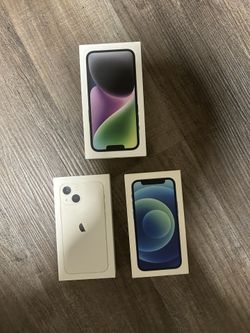 Empty iPhone Boxes