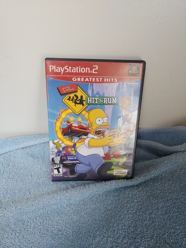 PlayStation 2 The Simpson's Hit & Run Game