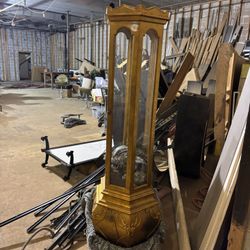 Gold Curio Round Cabinet $900.00 