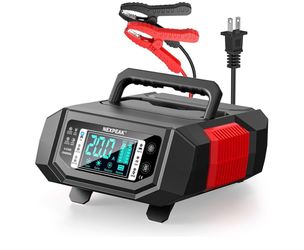 Battery Charger from 1 to 20A, drip charger, car battery charger, 12V, 24V, LiFePO4, lead acid, smart battery maintainer with adjustable current for