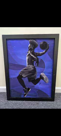 Framed Digital Design Art On Board