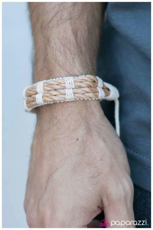 Men's straw bracelet