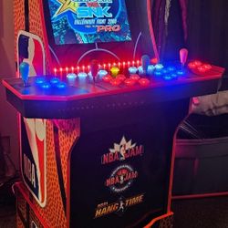 NBA Jam Arcade1up Cabinet With Over 15,000 Video Games 