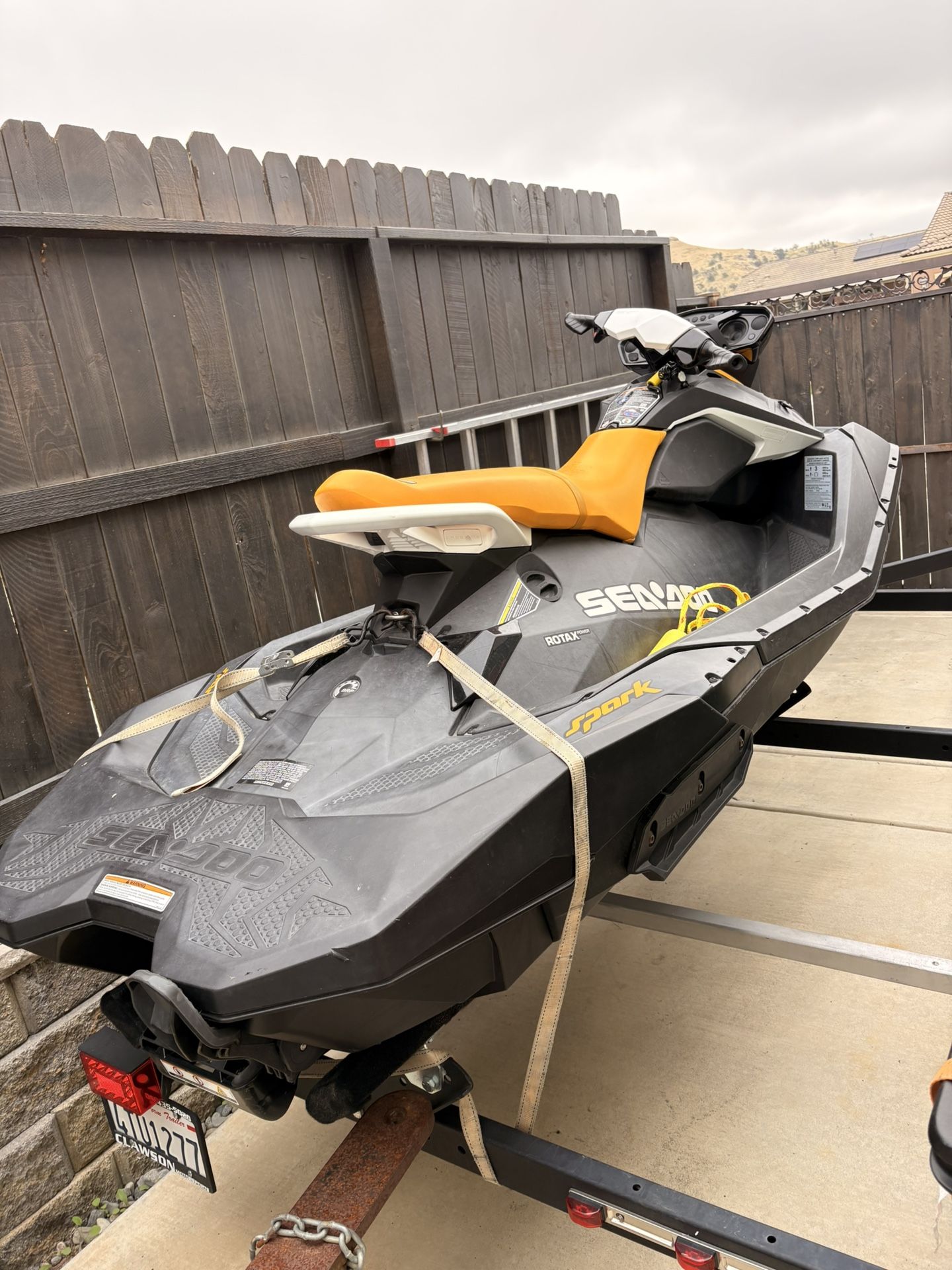 2021 Seadoo Spark & Double Trailer