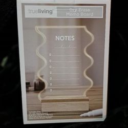 Trueliving Dry Erase Memo Board - Clear