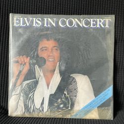 Elvis in Concert Vintage Double Album LP 1977 