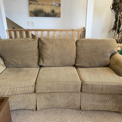 NICE BROWN FABRIC  SOFA 