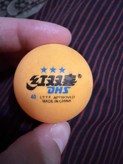 DHS 3 Stars Table Tennis Ball ABS D40 