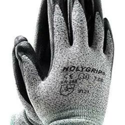 Coated Work Gloves with Seamless Knit Nylon Shell, Non-Slip Safety Work Gloves Gardening Gloves with Durable Power Grip, Stretch Fit, Screen Touch - S