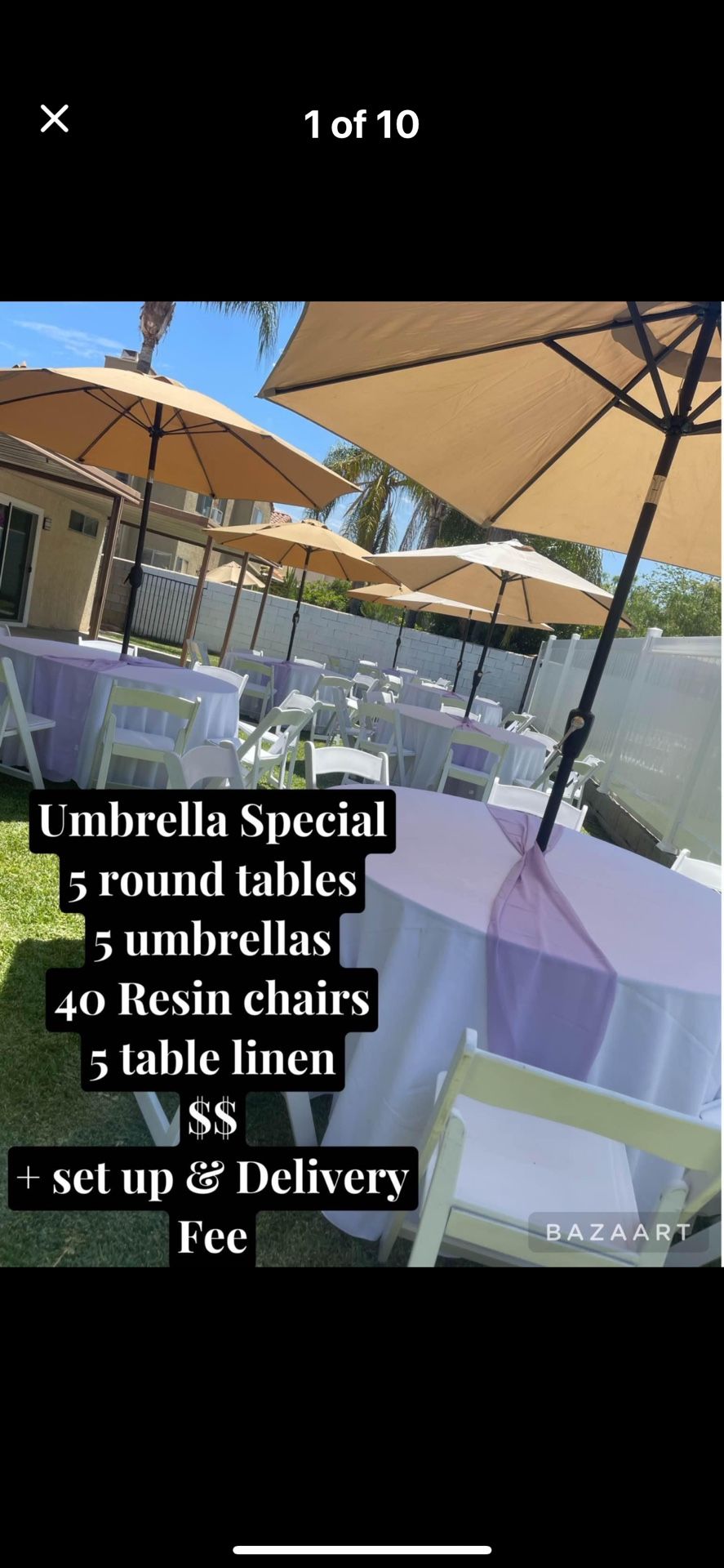 Umbrella Tables