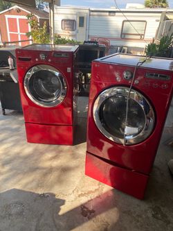 Washer and drier combo with drawers