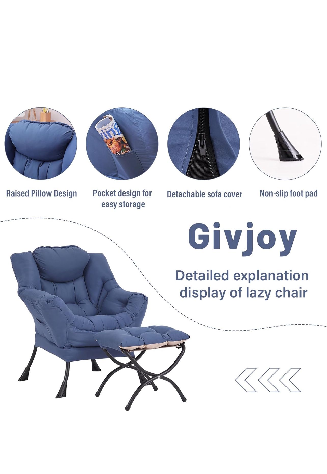 Lazy Chair and Ottoman