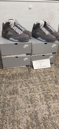 Air Jordan Wolf Grey 5 Brand New