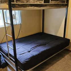 Futon Bunk Bed Twin Over Double