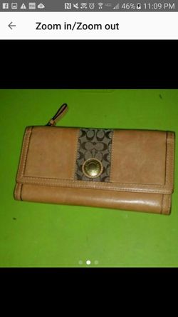 Genuine Leather Coach wallet