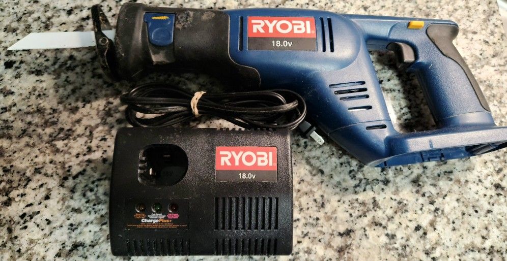 Ryobi 18.0v P510 Cordless Sawzall W/ Battery Charger