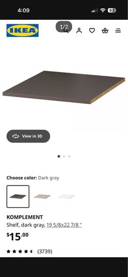 IKEA Komplement shelves