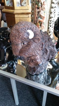 Buffalo statue