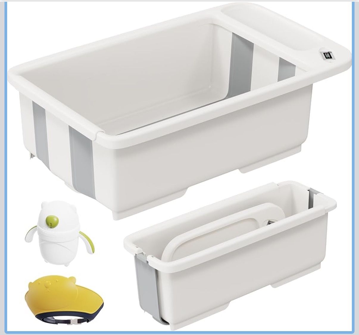 New Collapsible Baby bathtub