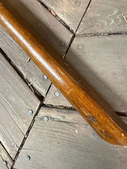 12’ wood handrail for stairway