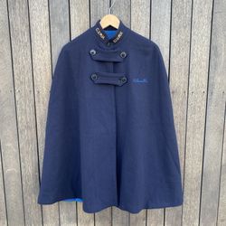Vtg Brucks Nurses Cape Blue Wool WWII Era 1940's Nursing Outfitters Vintage