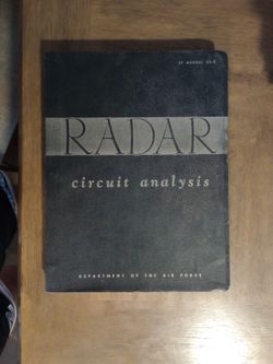 Radar Circuit Analysis AF Manual 52-8