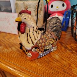 Candle Rosther .  Es Un Gallo  Y Porta Vela 
