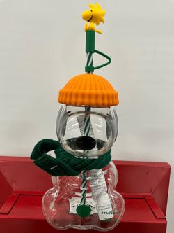 Starbucks x Peanuts Snoopy Cold Cup with Straw
