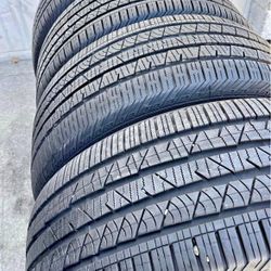 235/55r19 Continental Tires Con 80% De Vida Las 4