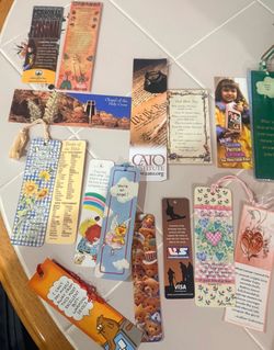 Set Of Assorted Decorative Bookmarks - Humor Quotes Recipes & More