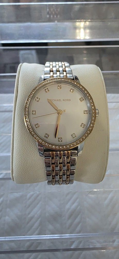 Michael Kors 'Melissa' Gold and Silver Watch MK-4394