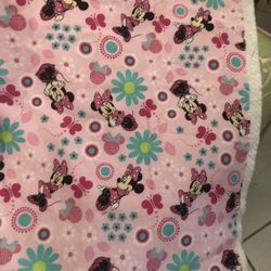 Minnie Mouse Fabric App. 34.5" X 42"