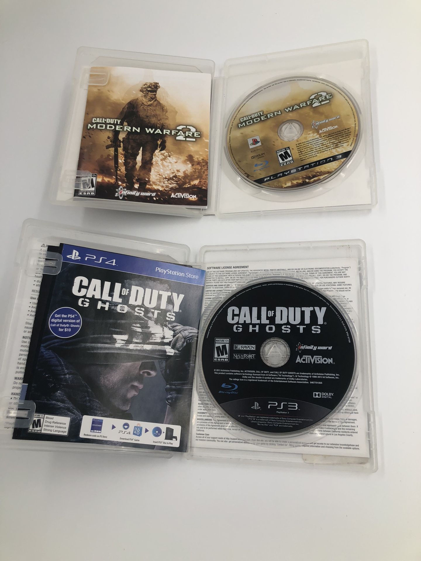 Call Of Duty Modern Warfare 2 & COD GHOSTS