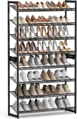 Shoe rack 12.1"D x 36.4"W x 64.4"H