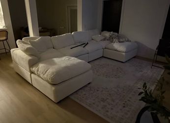 6 piece sofa (dimensions in description )