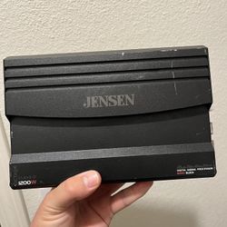 Jensen 1200 Watt Amp—Bluetooth Controlled 