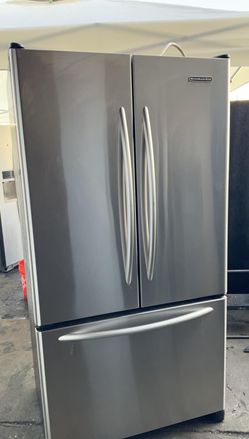 Kitchen Aid 3 Door Stainless Steel Refrigerator Fridge
