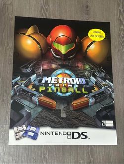 Metroid Prime Pinball Nintendo DS Promo Poster