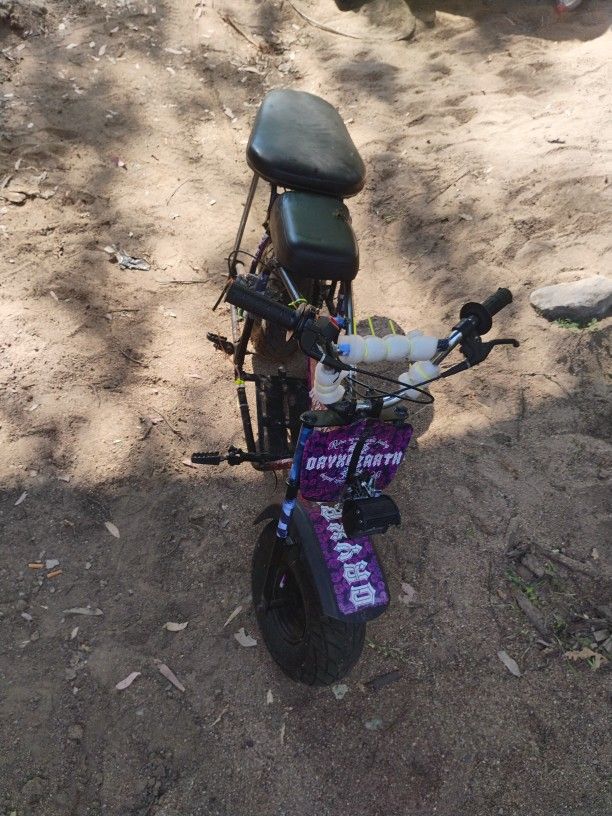 Mini Bike Frame And Tires 40 Chain Cog And 40 Clutch
