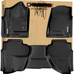 Cool Shark all-weather floor mats are custom-designed for 2014-2018 Chevrolet Silverado/GMC Sierra 1500 Double Cab trucks