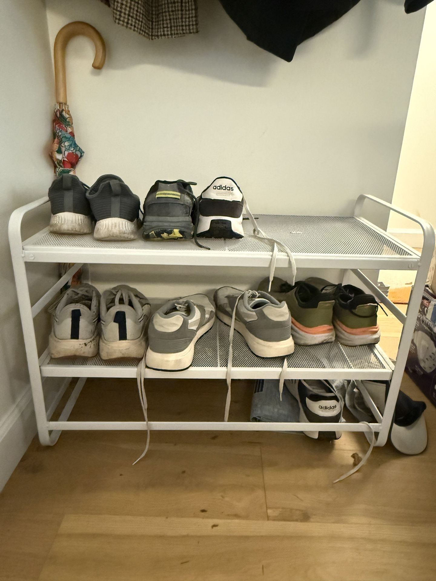 White Shoe Rack