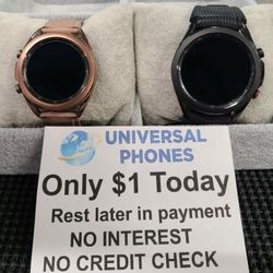 SAMSUNG GALAXY WATCH  4  UNLOCKED NEW IN BOX $1 DOWN TODAY REST IN PAYMENTS.NO CREDIT CHECK 