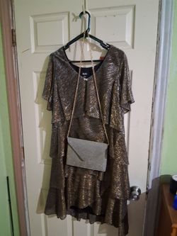 Women's dress with purse