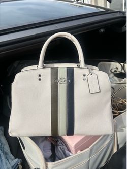 Large Cream Coach Purse
