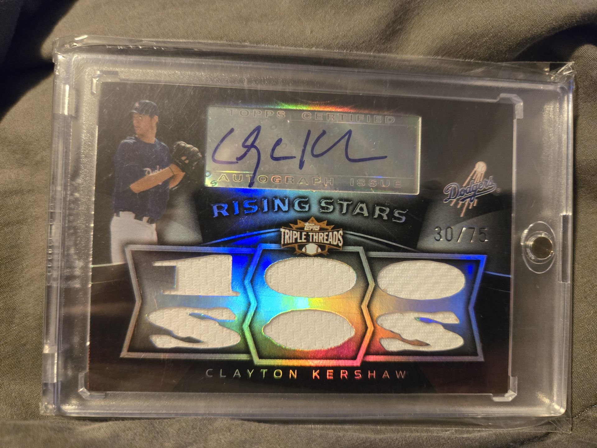 Clayton Kershaw Autograph Jersey